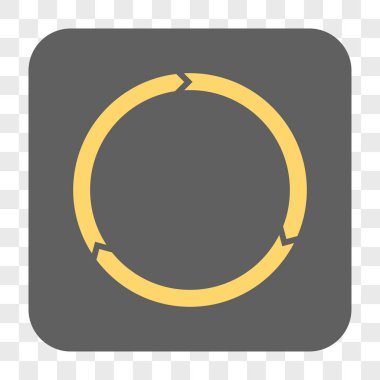 Döndürme yuvarlak kare düğme