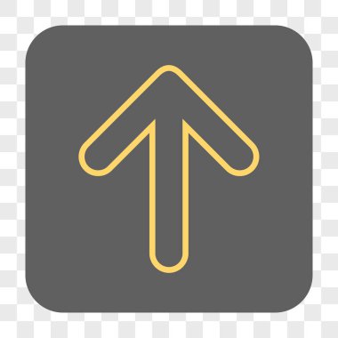 Yuvarlatılmış Kare düğmesini yukarı yönlü ok