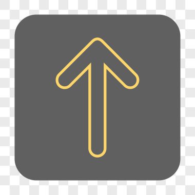 Yuvarlatılmış Kare düğmesini yukarı yönlü ok