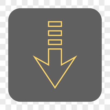 Yuvarlatılmış Kare düğmesini basılı göndermek