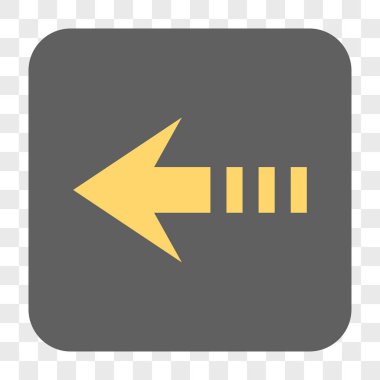 Sol yuvarlak kare düğme göndermek