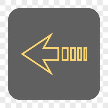 Sol yuvarlak kare düğme göndermek