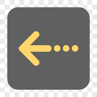 Sol yuvarlak kare düğme göndermek