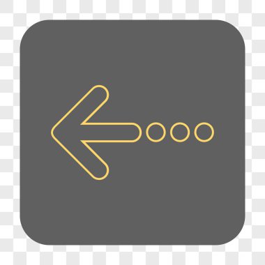 Sol yuvarlak kare düğme göndermek