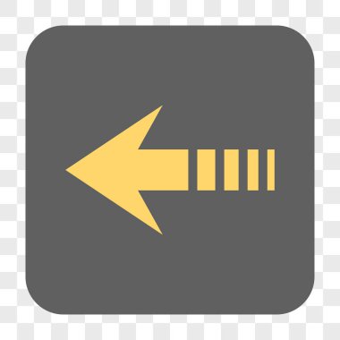 Sol yuvarlak kare düğme göndermek