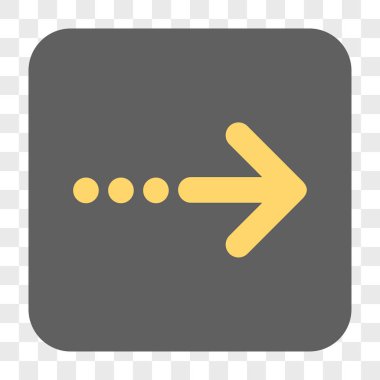 Sağ yuvarlak kare düğme göndermek