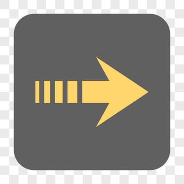 Sağ yuvarlak kare düğme göndermek