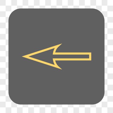 Keskin ok sol yuvarlak kare düğme