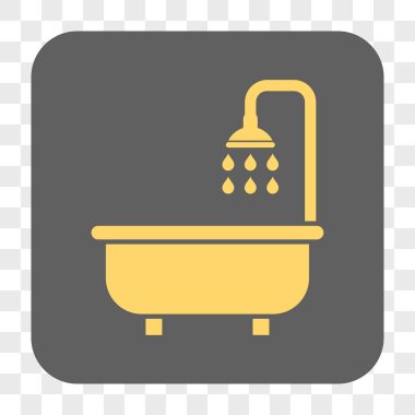 Duş Banyo yuvarlak kare düğme