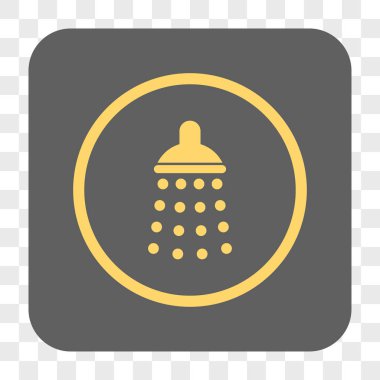 Duş yuvarlak kare düğme