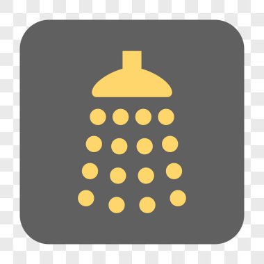 Duş yuvarlak kare düğme