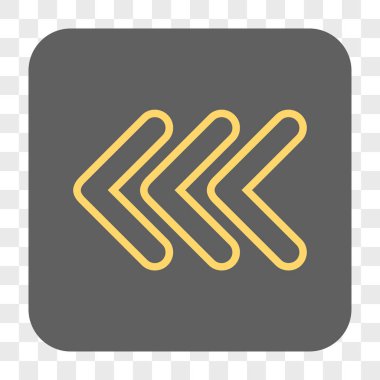 Üçlü işaretçisini sola yuvarlak kare düğme