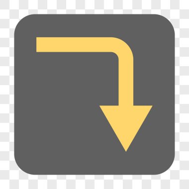 Yuvarlatılmış Kare düğmesini basılı açmak