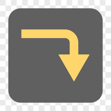 Yuvarlatılmış Kare düğmesini basılı açmak