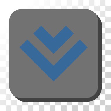 Yuvarlatılmış Kare vektör düğmesini basılı vardiya