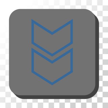 Yuvarlatılmış Kare vektör düğmesini basılı vardiya