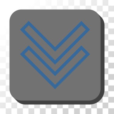 Yuvarlatılmış Kare vektör düğmesini basılı vardiya