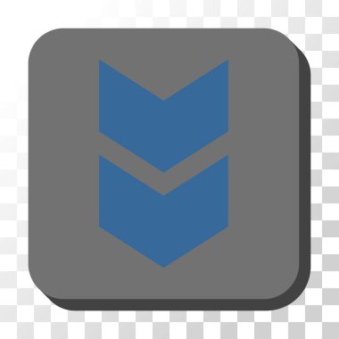 Yuvarlatılmış Kare vektör düğmesini basılı vardiya