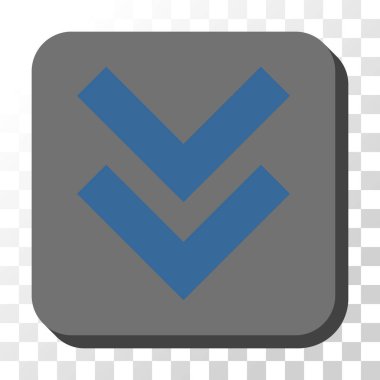 Yuvarlatılmış Kare vektör düğmesini basılı vardiya