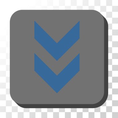 Yuvarlatılmış Kare vektör düğmesini basılı vardiya