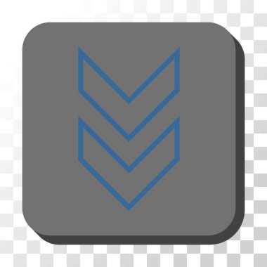 Yuvarlatılmış Kare vektör düğmesini basılı vardiya