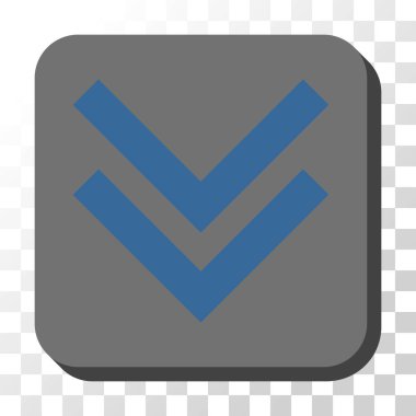 Yuvarlatılmış Kare vektör düğmesini basılı vardiya