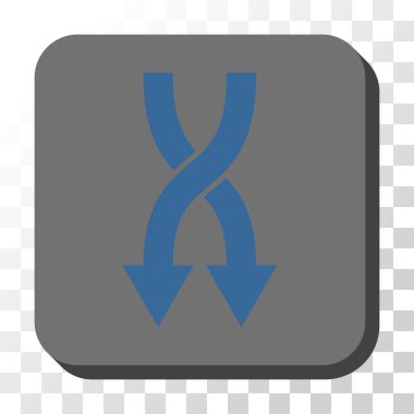 Yuvarlatılmış Kare vektör düğmesini aşağı okları shuffle