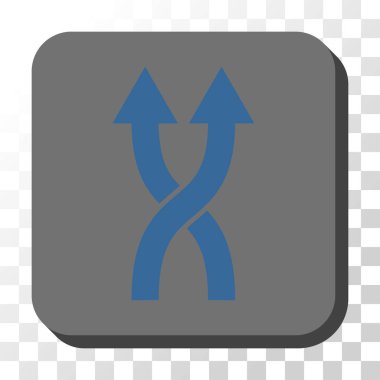 Yuvarlatılmış Kare vektör düğmesini yukarı okları shuffle