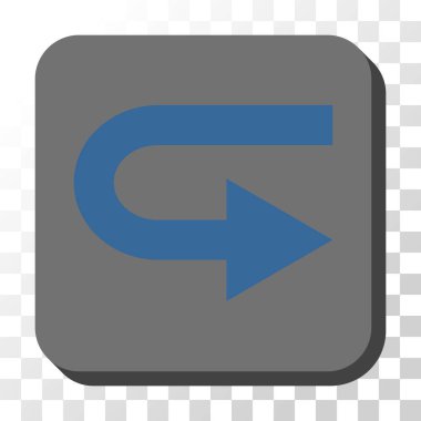 Doğru yuvarlatılmış kare vektör düğmesini kapatma