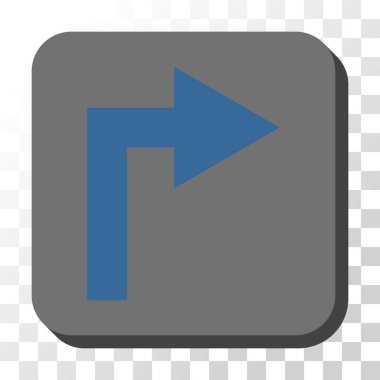 Doğru yuvarlatılmış kare vektör düğmesini kapatma