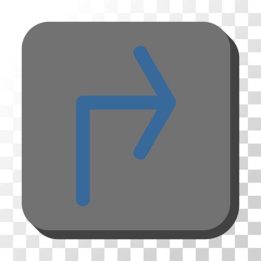 Doğru yuvarlatılmış kare vektör düğmesini kapatma