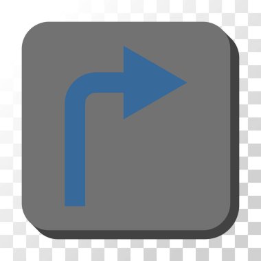 Doğru yuvarlatılmış kare vektör düğmesini kapatma