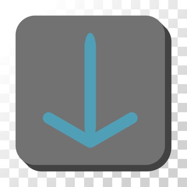 Yuvarlatılmış Kare vektör düğmesini aşağı ok