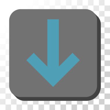 Yuvarlatılmış Kare vektör düğmesini aşağı ok