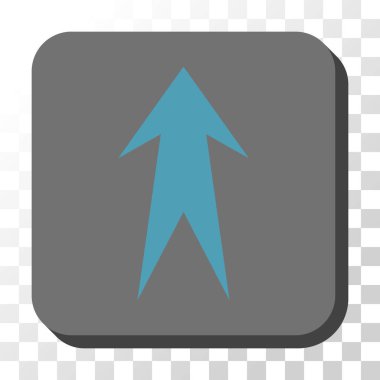 Yuvarlatılmış Kare vektör düğmesini yukarı ok