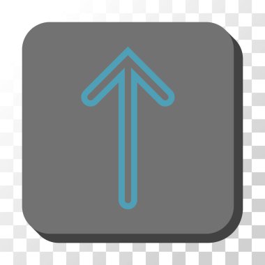 Yuvarlatılmış Kare vektör düğmesini yukarı ok