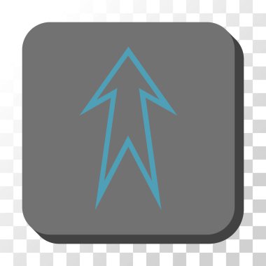 Yuvarlatılmış Kare vektör düğmesini yukarı ok