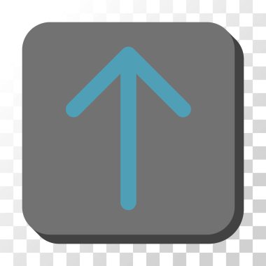 Yuvarlatılmış Kare vektör düğmesini yukarı ok