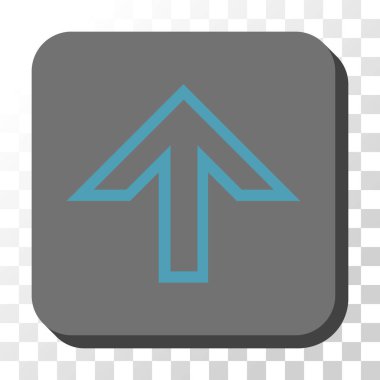 Yuvarlatılmış Kare vektör düğmesini yukarı ok