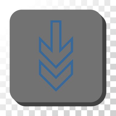 Yuvarlatılmış Kare vektör düğmesini aşağı yön