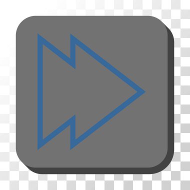 Kare vektör düğmesini yön sağ yuvarlak