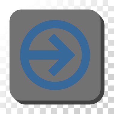 Kare vektör düğmesini yön sağ yuvarlak