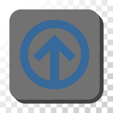 Yuvarlatılmış Kare vektör düğmesini yukarı yön