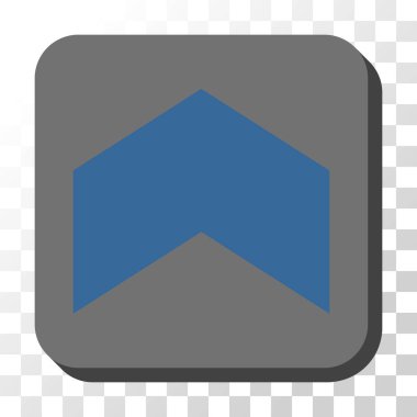 Yuvarlatılmış Kare vektör düğmesini yukarı yön