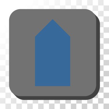 Yuvarlatılmış Kare vektör düğmesini yukarı yön