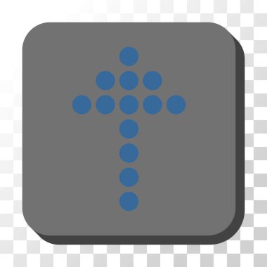 Yuvarlatılmış Kare vektör düğmesini yukarı noktalı ok