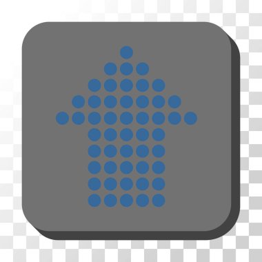 Yuvarlatılmış Kare vektör düğmesini yukarı noktalı ok