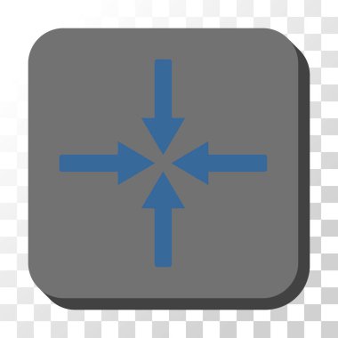 Kare vektör düğme etkisi okları yuvarlak