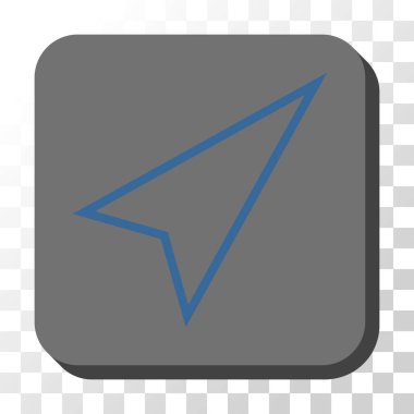 İşaretçi şu kadar kare vektör düğmesini yuvarlak