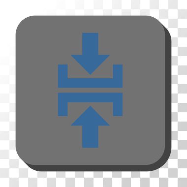 Basın düşey yöndeki kare vektör düğmesini yuvarlak